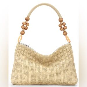 Elegant Straw Tote Bag
